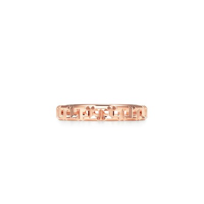 TIFFANY T TRUE NARROW RING IN ROSE GOLD 63065242